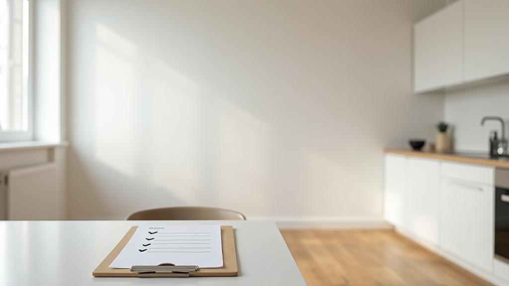 Wohnungsübergabe Checkliste