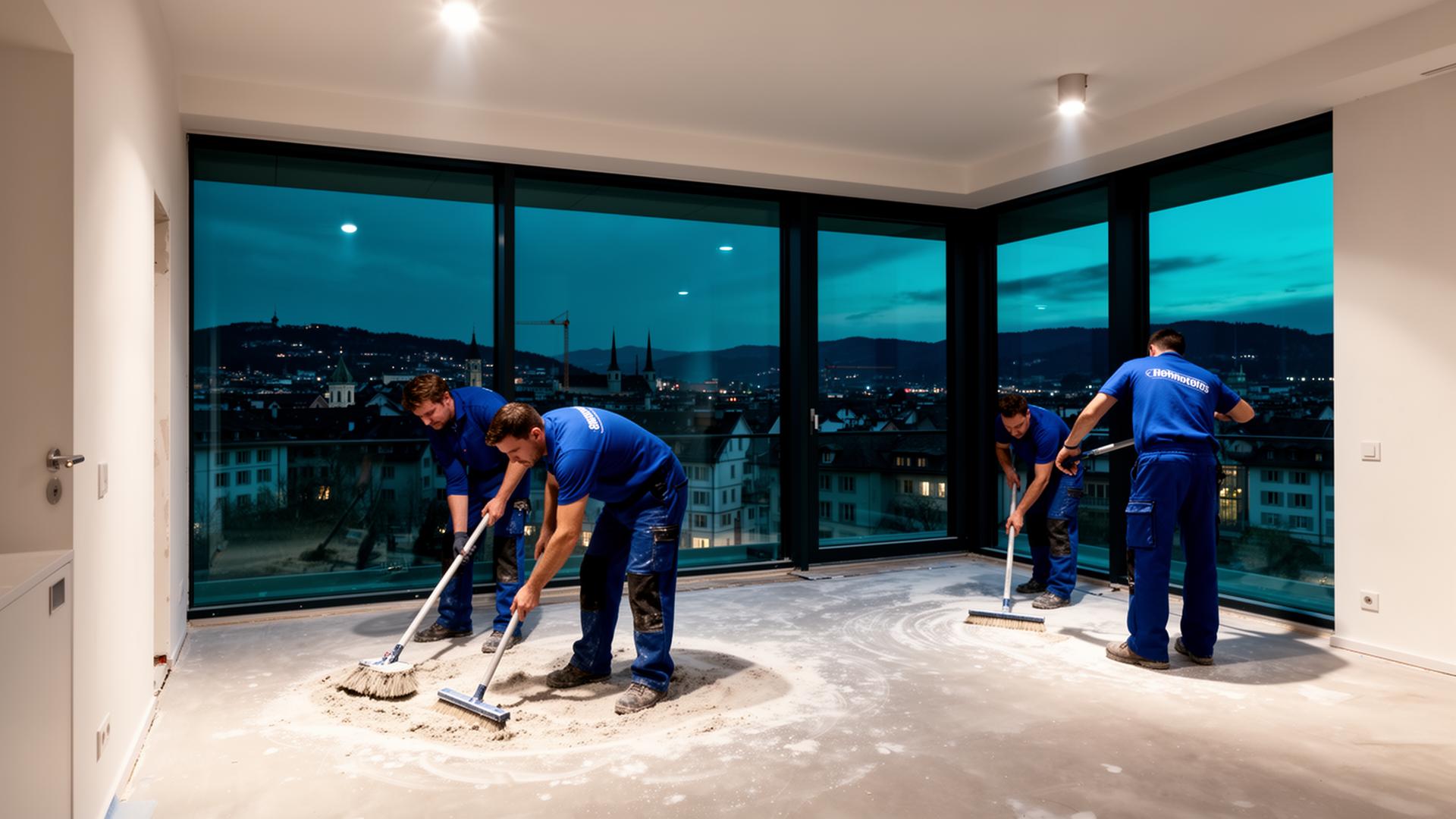 Professionelle Baureinigung in Zürich