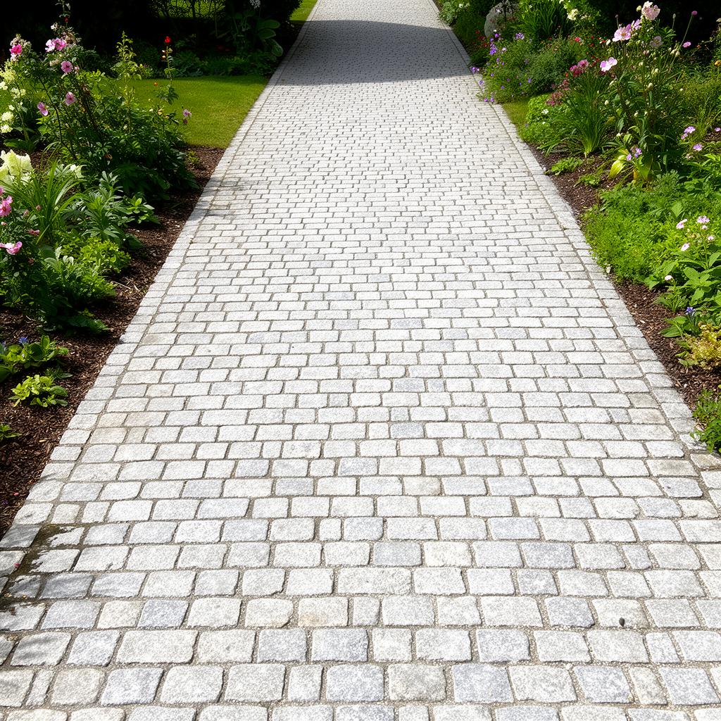 Pflastersteine Uster nach der Hochdruckreinigung