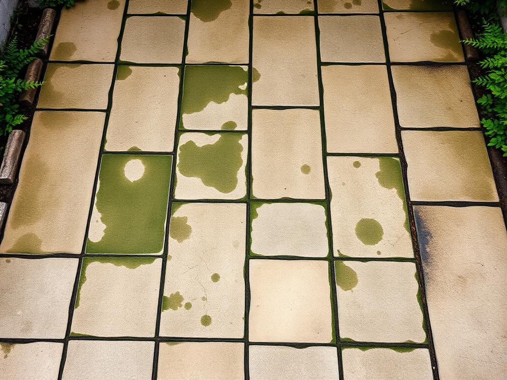 Terrasse Küsnacht vor der Hochdruckreinigung